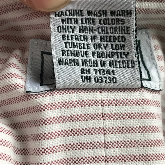 L.L. Bean Striped Dress Shirt - Picture 9 of 10
